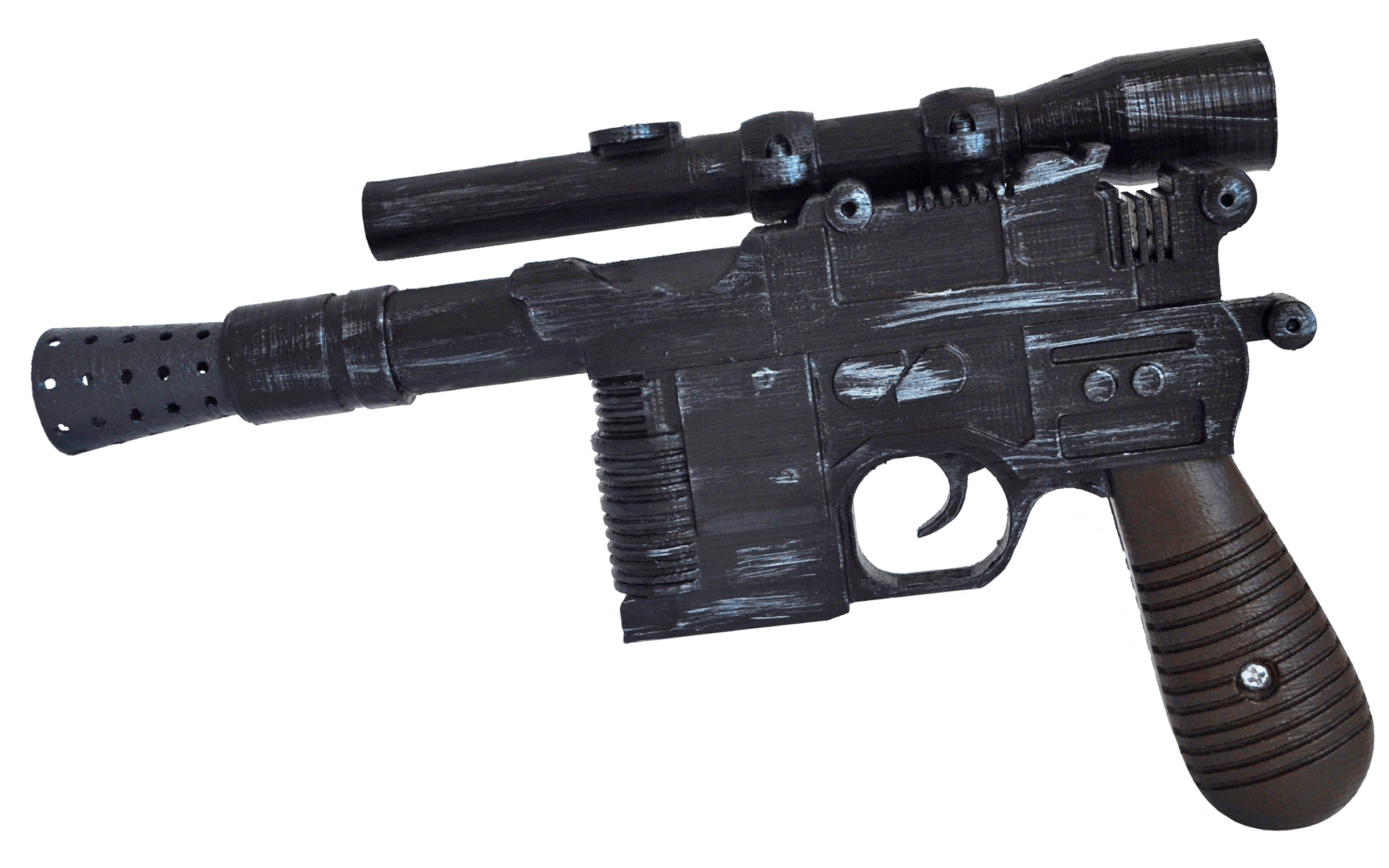 Dl-44 Han Solo Blaster And Holster (2500x2500), Png Download