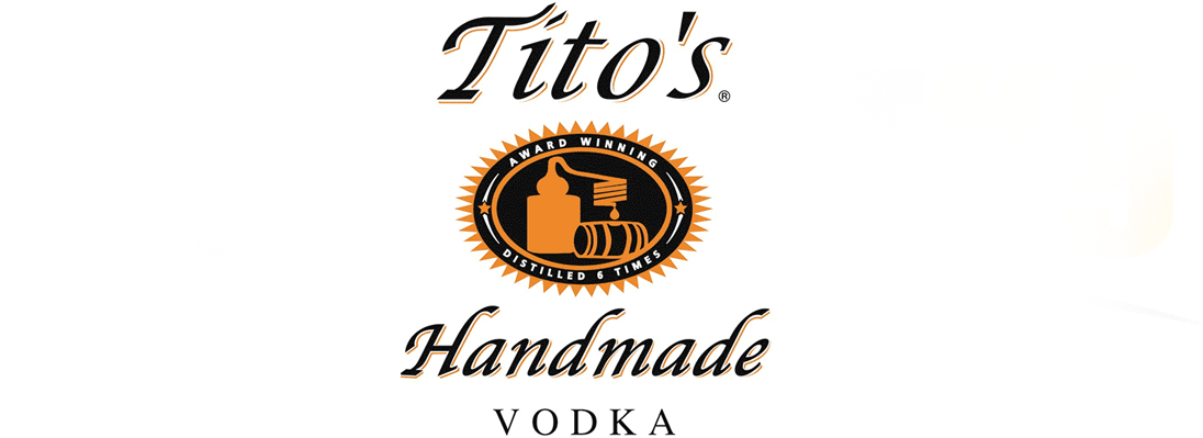 “the Strike” Sponsors - Tito's Handmade Vodka (1200x443), Png Download