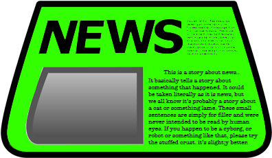 Logo - Newspaper Clip Art (400x400), Png Download