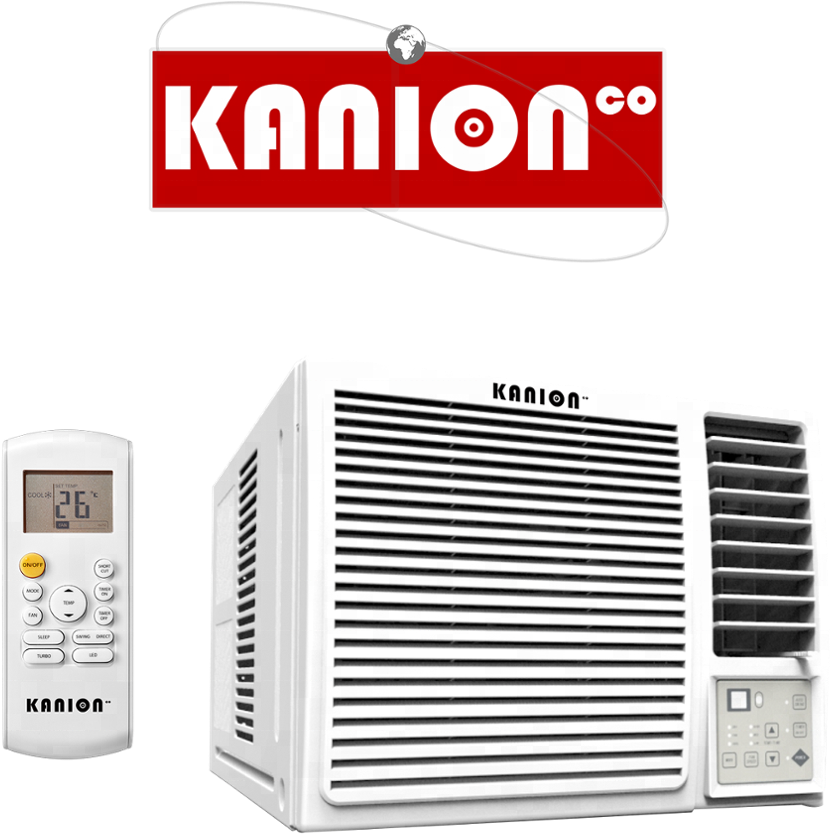 Window Type Air Conditioner - Kanion Air Condition (1000x1000), Png Download