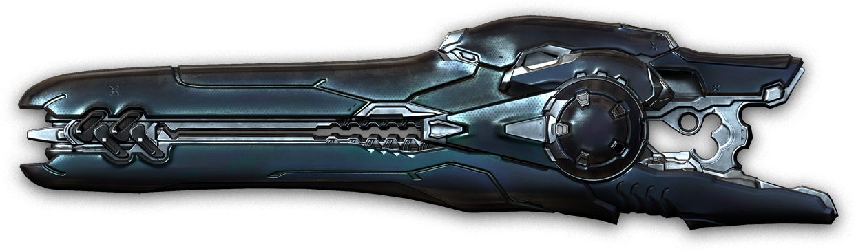 Halo 4 Beam Rifle - Handgun (1290x726), Png Download