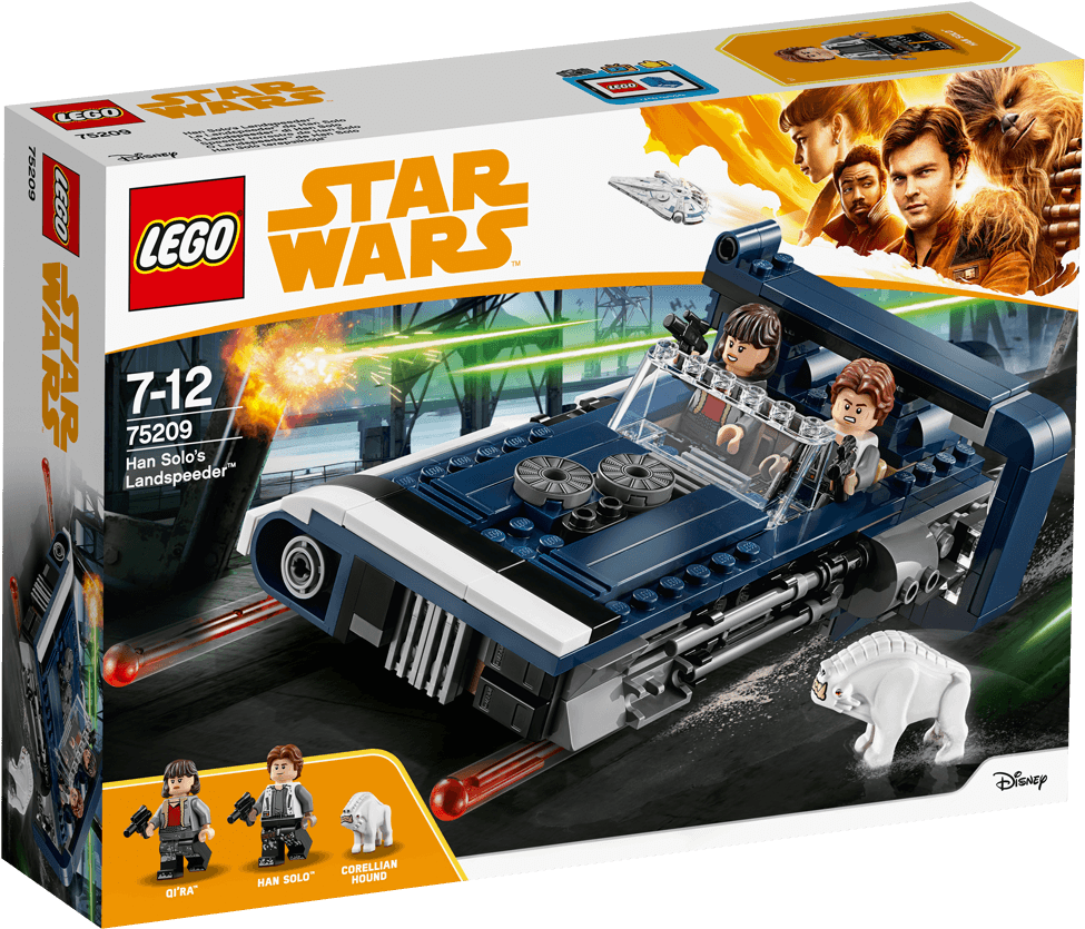 Lego Star Wars Conf Gv Han Solo Zeus Chariot - Lego Star Wars Han Solo's Landspeeder (1488x838), Png Download