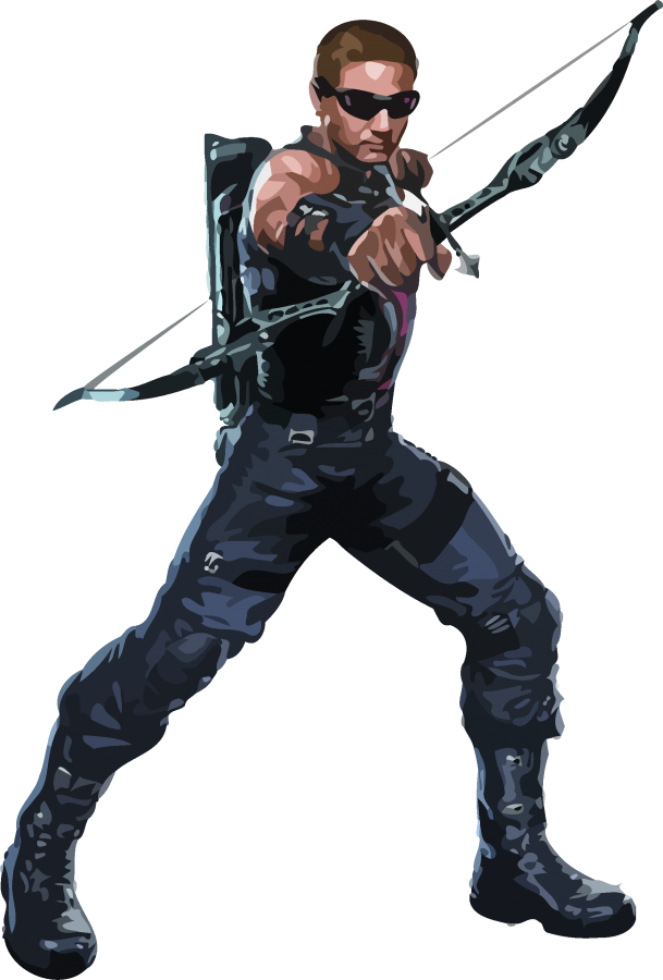 Hawkeye Avengers - Ojo De Halcón Avengers (609x900), Png Download