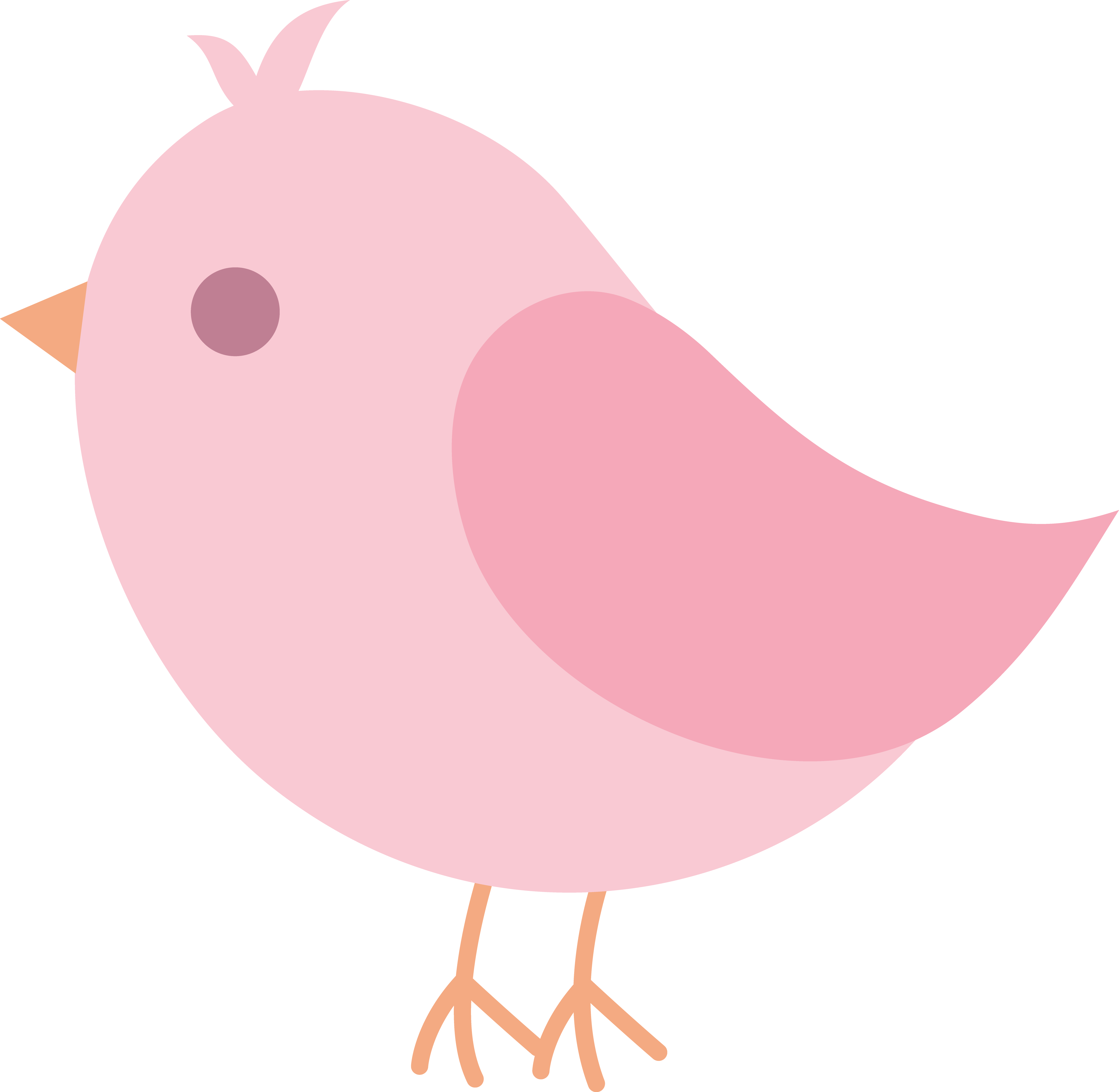 Price Is Right Baby Image Png Library Download - Bird Clip Art (600x585), Png Download