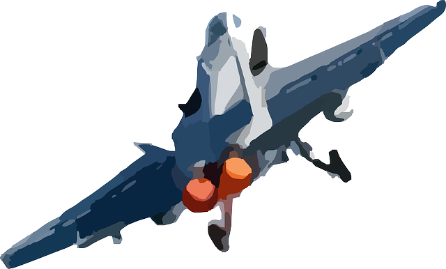 Blue, Plane, Navy, Military, Usa, Off, Army, Fighter - Fighter Jet Back Png (640x386), Png Download