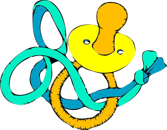 Free Pacifier Clip Art - Baby Shower Clip Art (600x469), Png Download