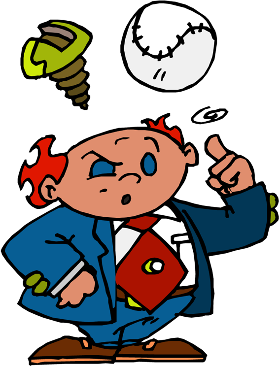 Cartoon Person Thinking - Dumb Charades Clipart (570x750), Png Download