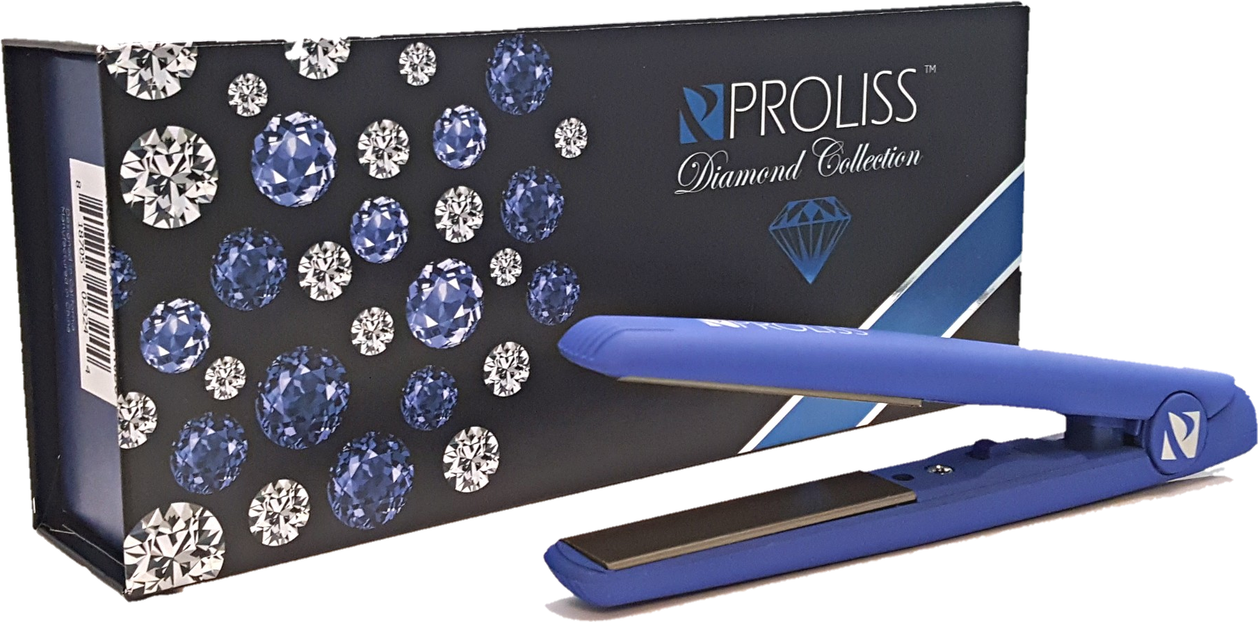 Proliss Diamond Tourmaline 3/4" Plates Mini Travel - Diamond Vector (1861x996), Png Download
