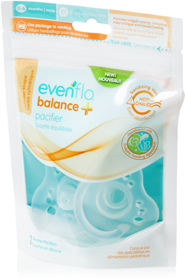 Balance Plus Pacifier Stage1 Clear 2pk 02png - Pacifier (550x550), Png Download