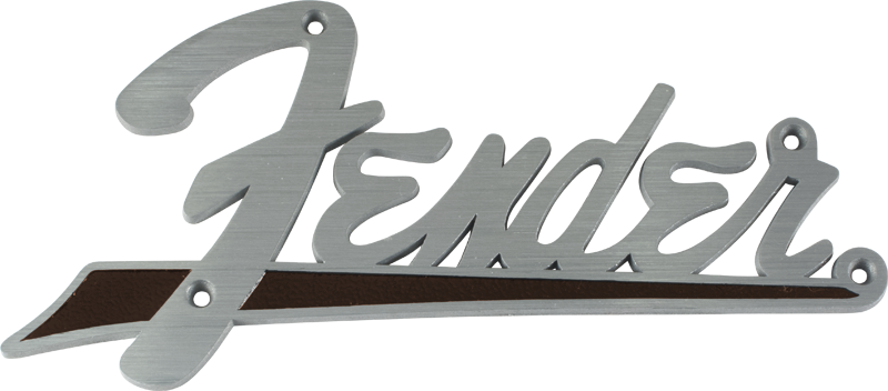 Fender, Brown, Flat Image - Fender 099-4095-000 Fender Flat Amplifier Logo (800x352), Png Download