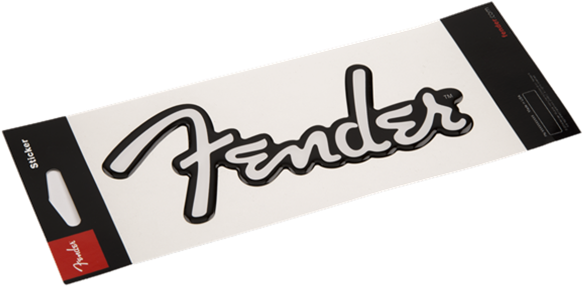 Fender Logo 3d Sticker (1200x1200), Png Download