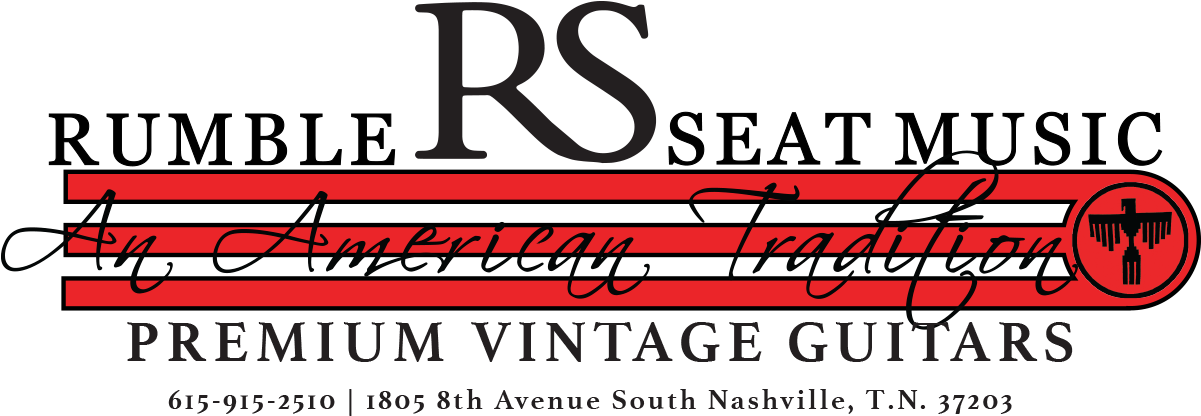 Classic And Vintage Guitars In Nashville Tennessee - Rumble Seat Music (1200x500), Png Download