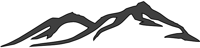 Mountain Silhouette Transparent Background (640x320), Png Download