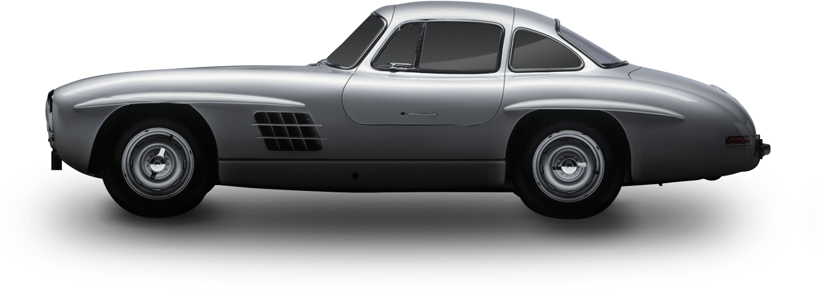 Grey Vintage Porsche - Insurance (1664x687), Png Download