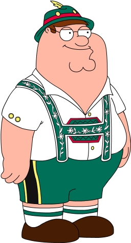 Png - Family Guy Lederhosen (263x482), Png Download