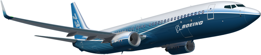 Boeing 737 Max - Avion Boeing Png (960x298), Png Download