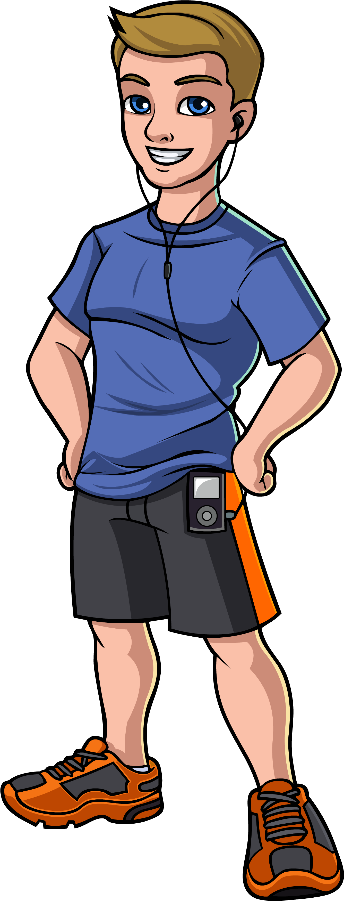 Cartoon Guy - Clip Art (2842x3572), Png Download