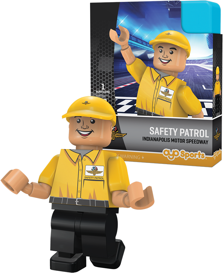 Yellow Shirt Security Indianapolis - Indy 500 Oyo Minifigures (800x1000), Png Download