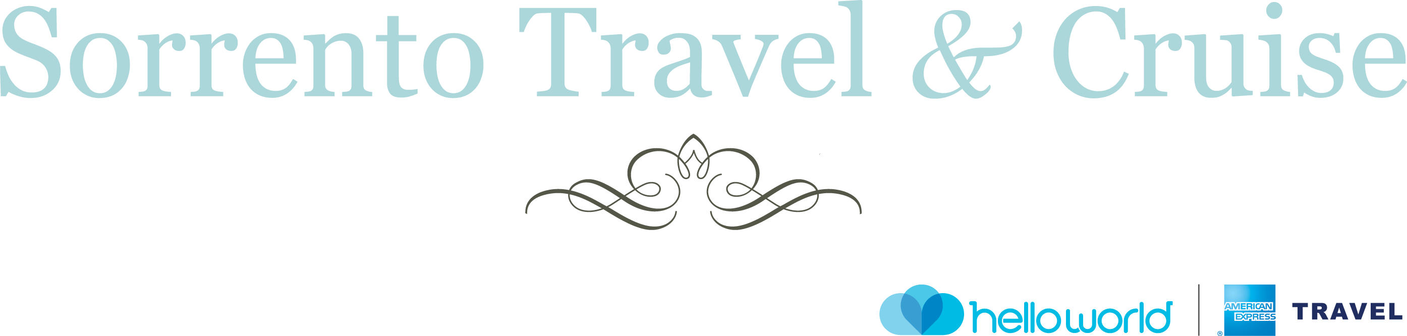 Sorrento Travel Helloworld Amexguruadmin2017 05 07t08 - And (2789x666), Png Download