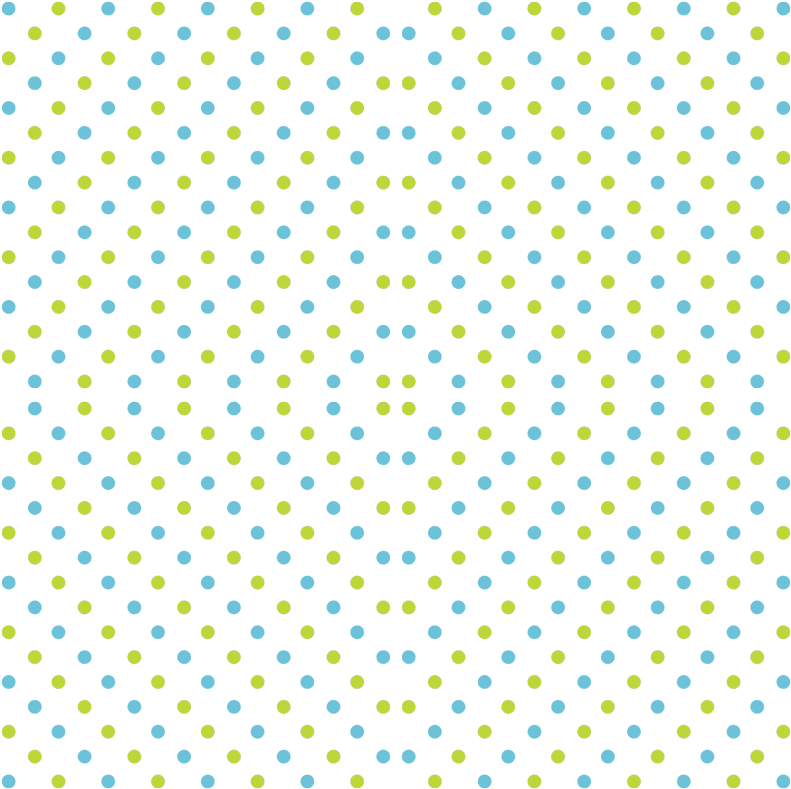 Fun Flowers Blue Green Polka Dots Giftwrap - Polka Dot (800x800), Png Download