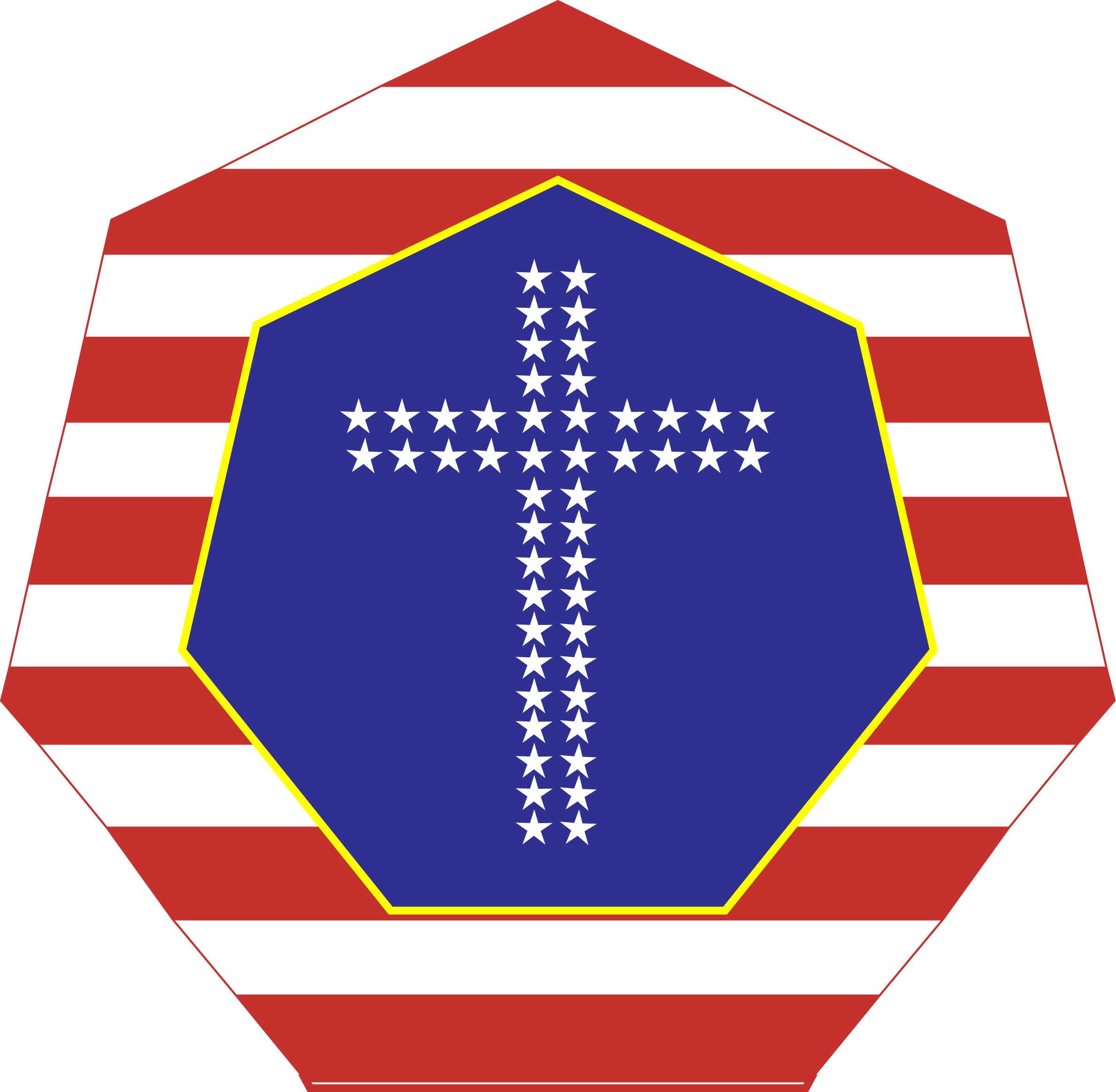 Jesus American Flag Design Of Day For Gifts Http - Cf7-1 Shower Curtain (2383x2331), Png Download