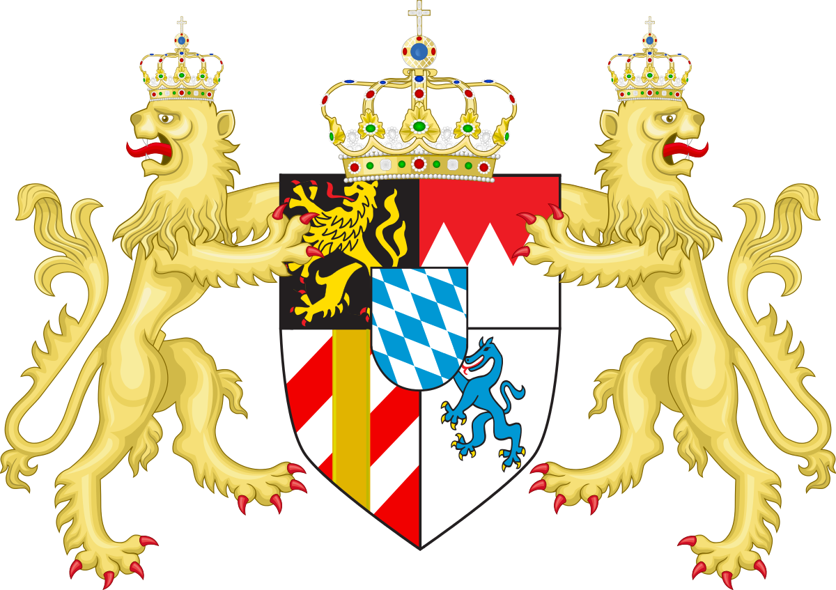 Coat Of Arms Template Png Download - Kingdom Of Bavaria Coat Of Arms (1200x847), Png Download