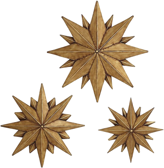 Metal Wall Art, 3 Piece Wall Art, Gold Wall Art, Metal - Fensterbild Sonne (640x616), Png Download