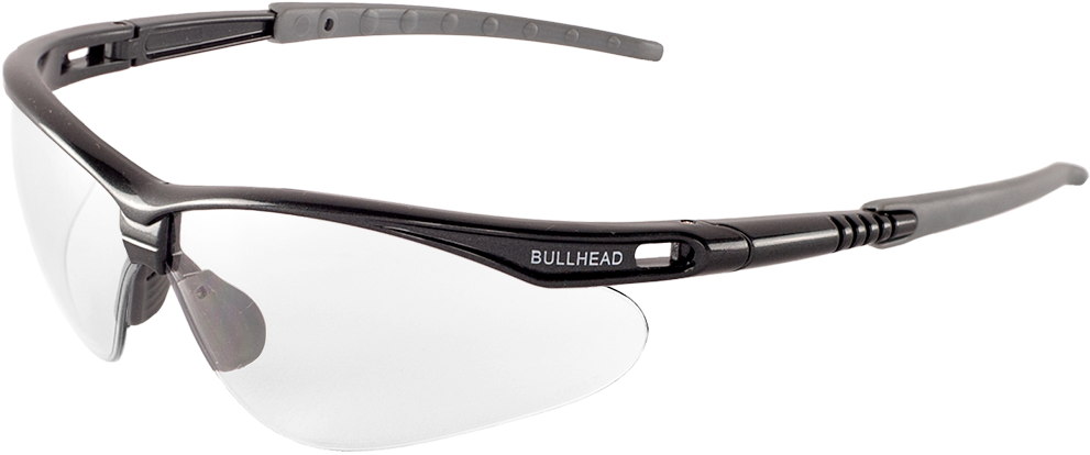 Bullhead Maki Safety Glasses With Smoke Anti-fog Lens, - Bullhead Safety Bullhead Bh691af Stinger Safety Glasses (1000x421), Png Download