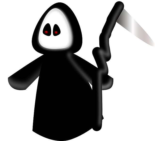 Remain Professional Even After Your Death - Death Clip Art (640x585), Png Download