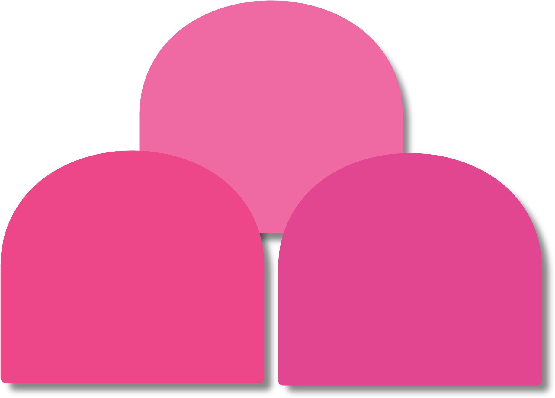 Shoe Labels - Barbie Pink - Heart (2000x2000), Png Download