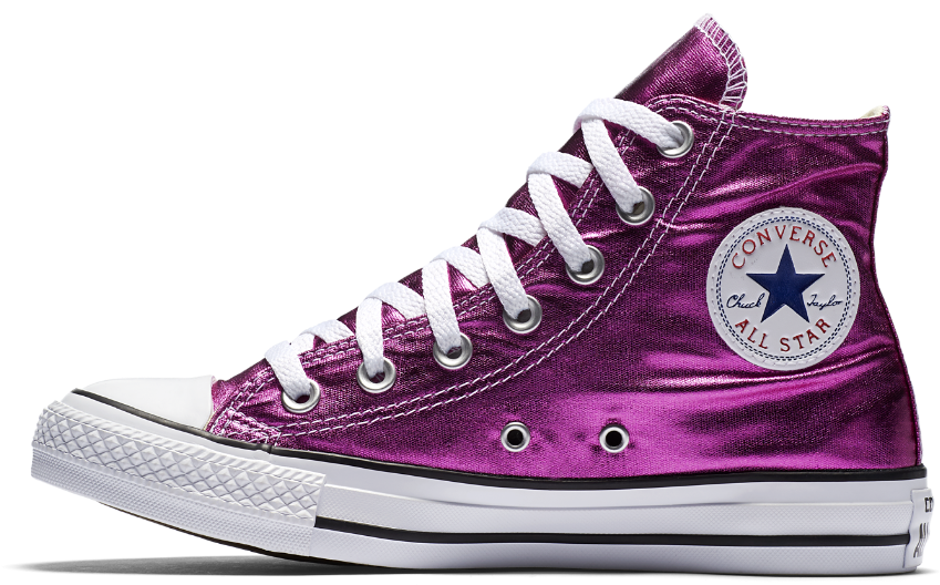Converse Chuck Taylor All Star Metallic High Top Shoe - Converse Metallic Chuck Taylor (1000x1000), Png Download