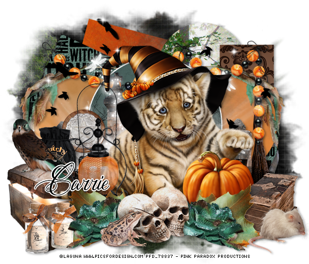 L Autumnwitchery Carrie - Tutorial (600x521), Png Download