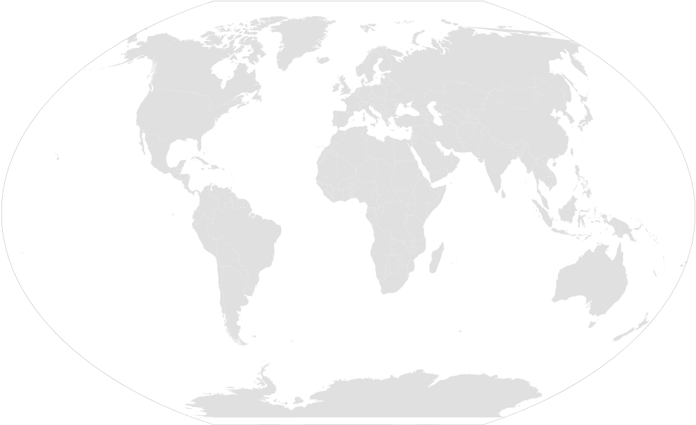 Svg Tripel Winkel Projection - World Map Winkel Tripel (1100x700), Png Download