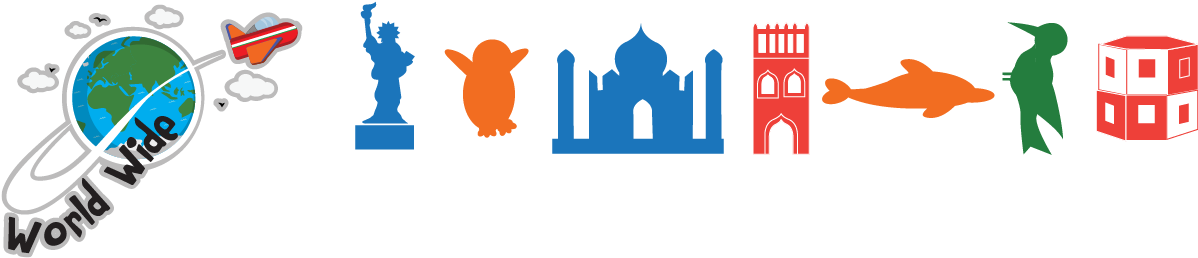 Worldwide Monuments On The Map (1200x269), Png Download