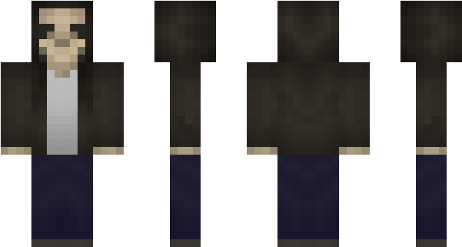Minecraft Skin Payday 2 (750x442), Png Download