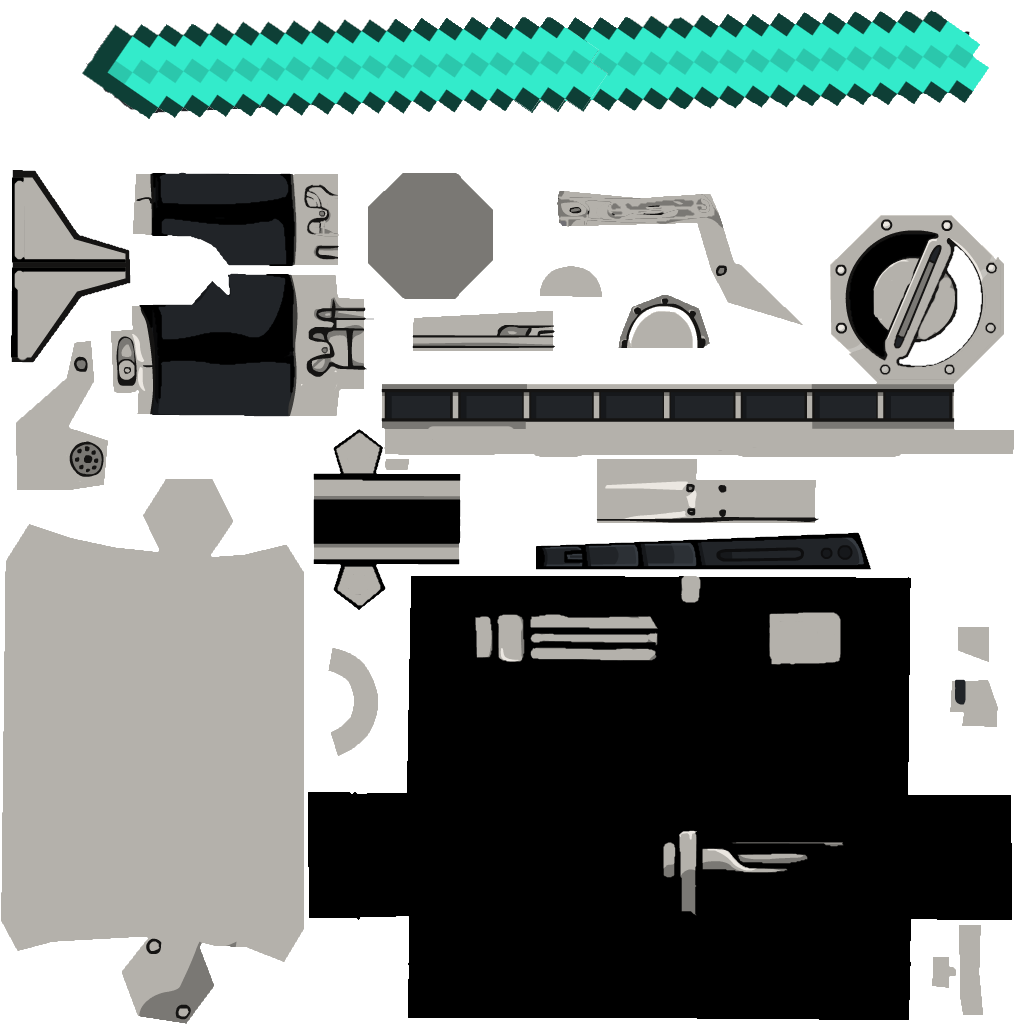 Project Minecraft Swords [%100] - Mikasa Ackerman (1024x1024), Png Download