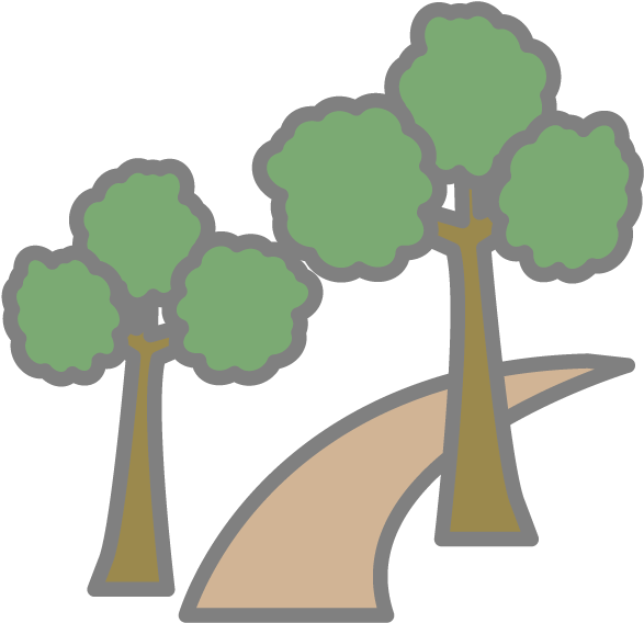 Mountain Path - Clip Art (640x640), Png Download