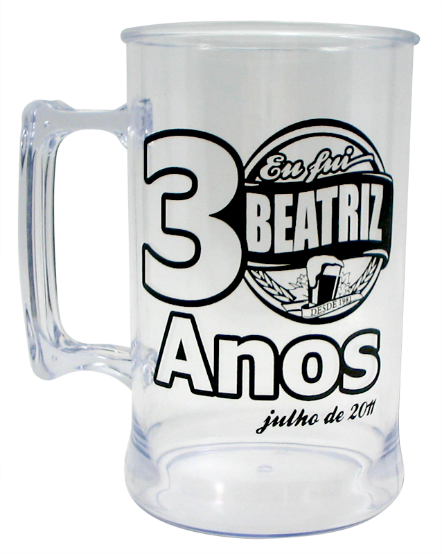 Caneca De Chopp Em Acrílico 450ml - Caneca De Chopp Acrilico Personalizada (638x800), Png Download