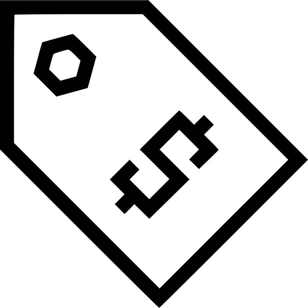 Price Tag Money Dollar Payment Comments - Sign (980x980), Png Download