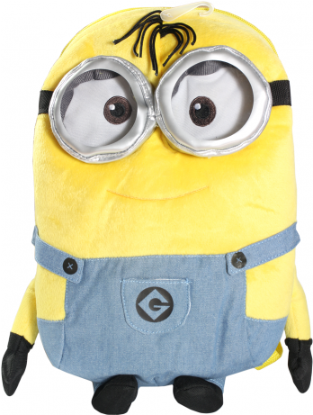 Despicable Me Minions Tim Plush Backpack - Stuffed Toy (736x460), Png Download
