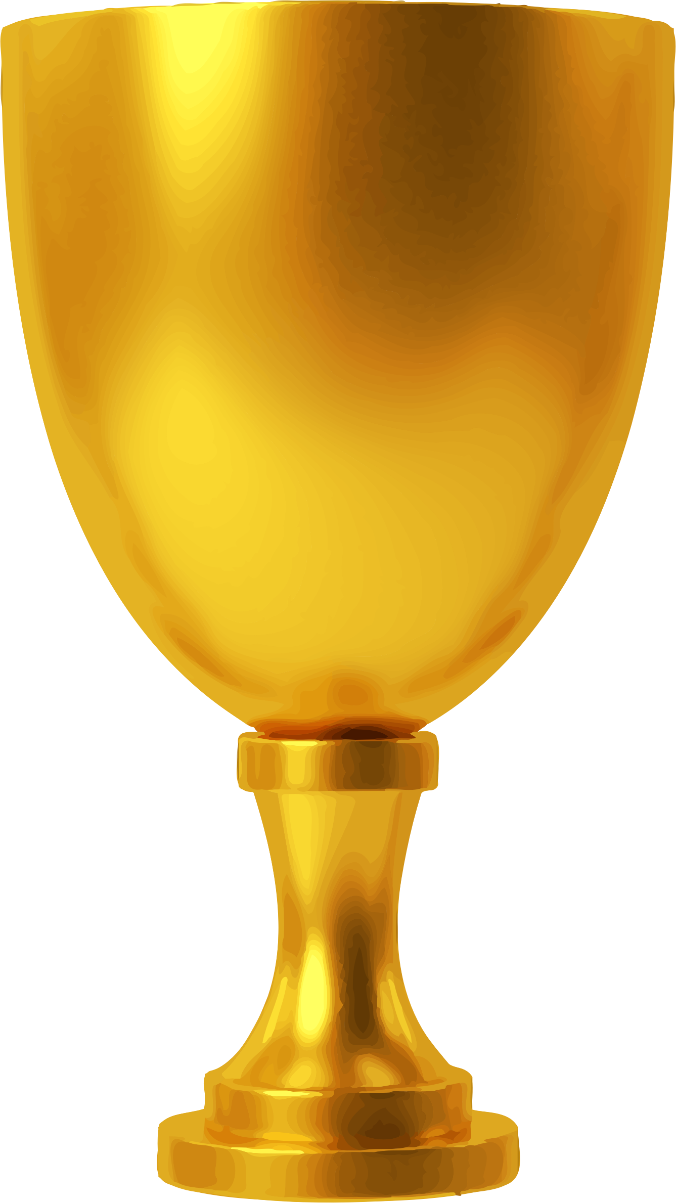 Big Image - Silver Cup Clipart (1337x2379), Png Download