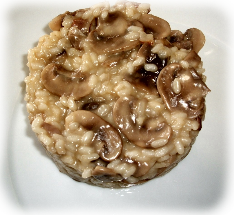 Risotto De Champiñones - Risotto Con Pollo Y Champiñones (808x741), Png Download