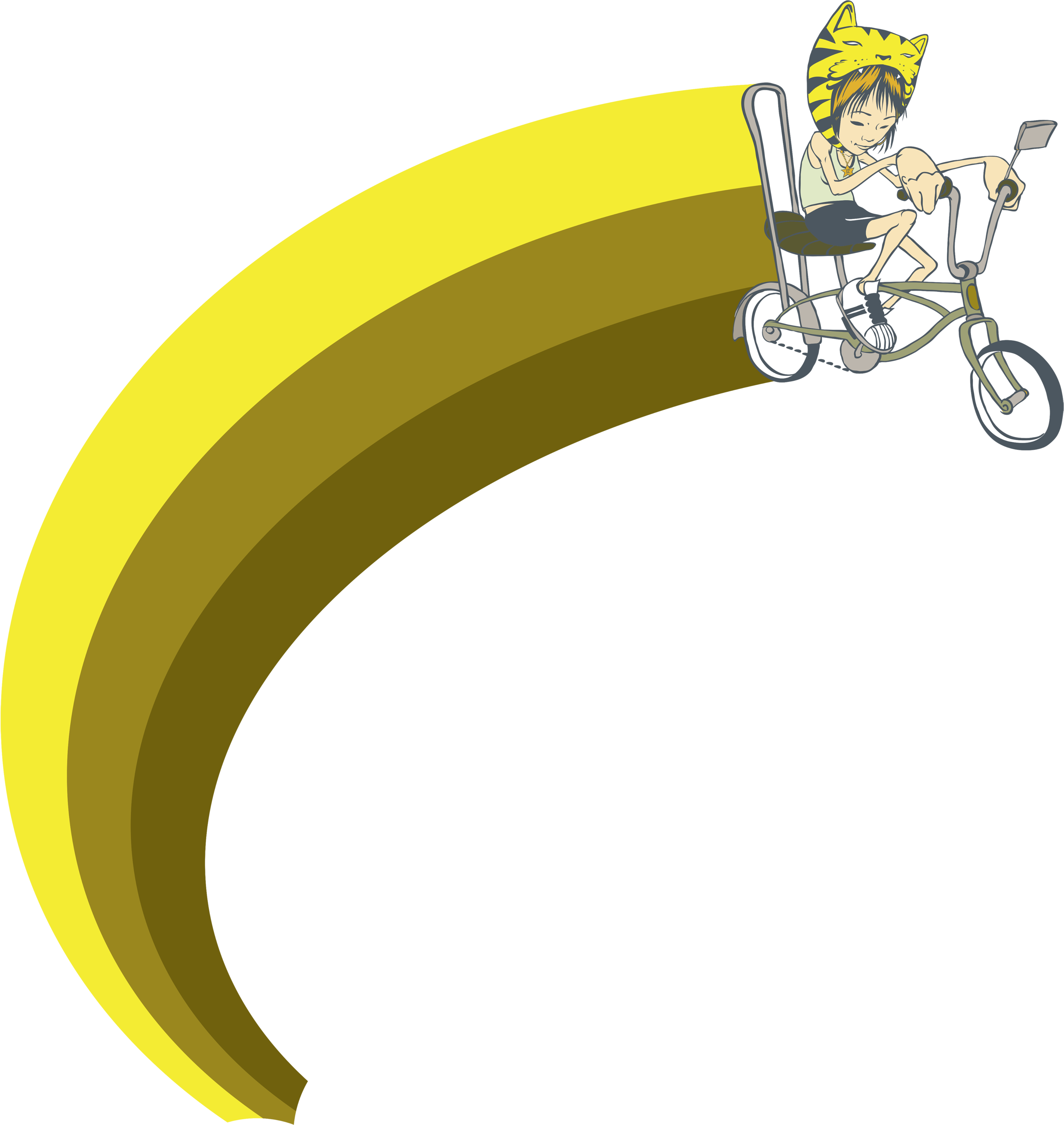 5s - Lowrider Rainbow - Drawing (3600x4320), Png Download