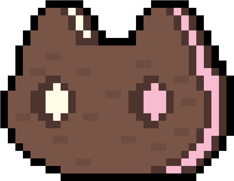 Cookie Cat - Deadpool Logo Pixel Art (1200x960), Png Download