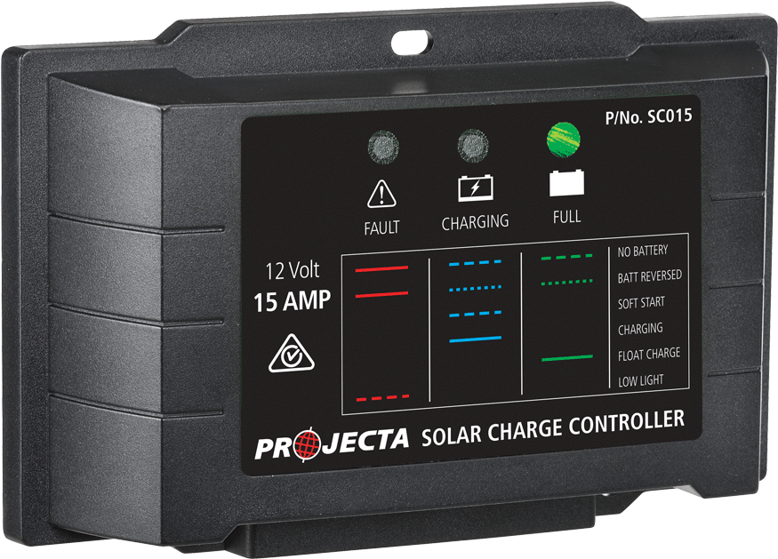 Projecta Automatic 12v 15a 4 Stage Solar Charge Controller - Projecta (1000x1000), Png Download
