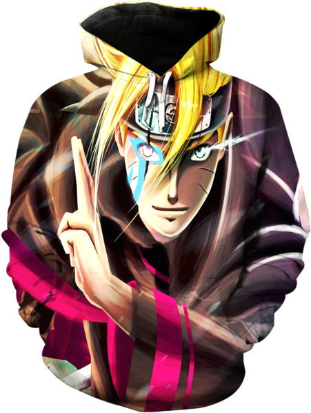Boruto 3d Hoodie - Illustration (600x600), Png Download