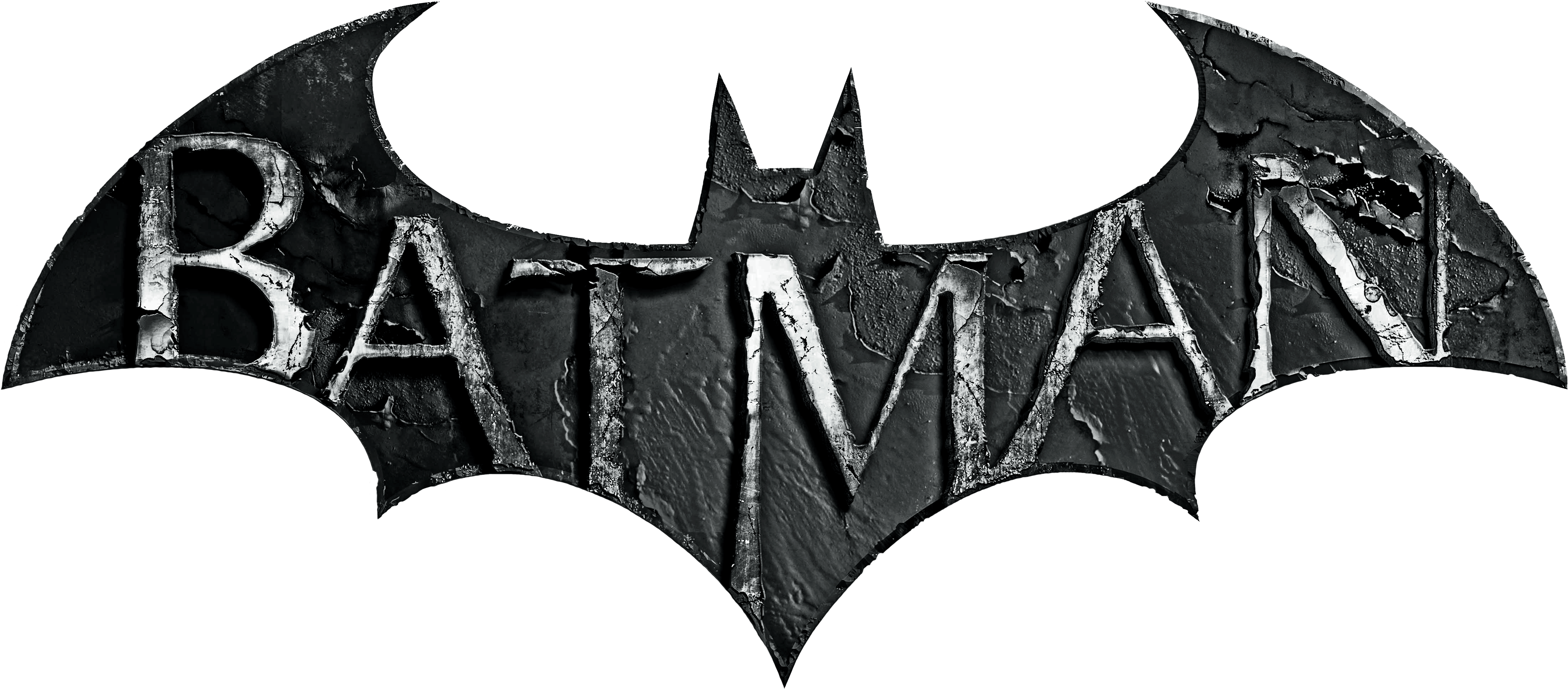Batman Logo - Batman Arkham City Bat Logo (4479x2043), Png Download