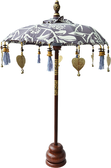 Frangipani Purple Haze Umbrella, Small - Antique (600x600), Png Download