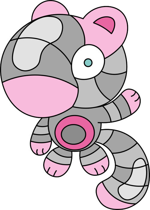 Cute Mushi Can Be Tough Too - Cartoon (500x699), Png Download