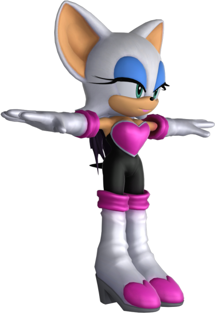Download Zip Archive - Mario And Sonic At The Rio 2016 Olympic Games Rouge (750x650), Png Download
